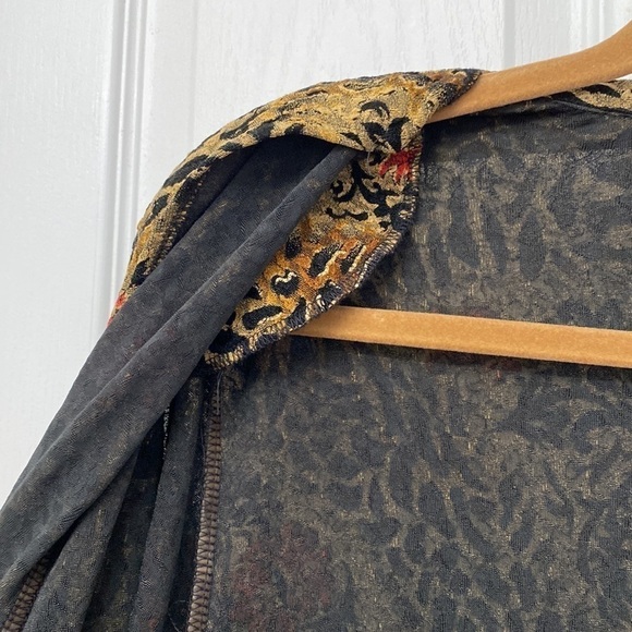 TanJay Vintage Women's Zip Up Jacket Animal Print Size Large - Picture 8 of 13